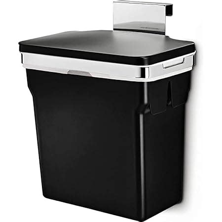 simplehuman in-cabinet trash can heavy-duty steel frame 10-l 2.6-gal|simplehuman 10 Liter Trash Can and Custom Fit Liners.